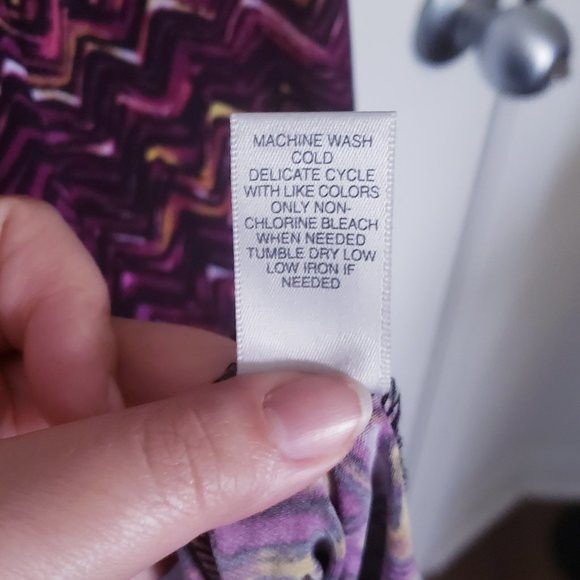 Avenue Plus Size Tribal Printed Wrap Dress 14/16W - Picture 4 of 7